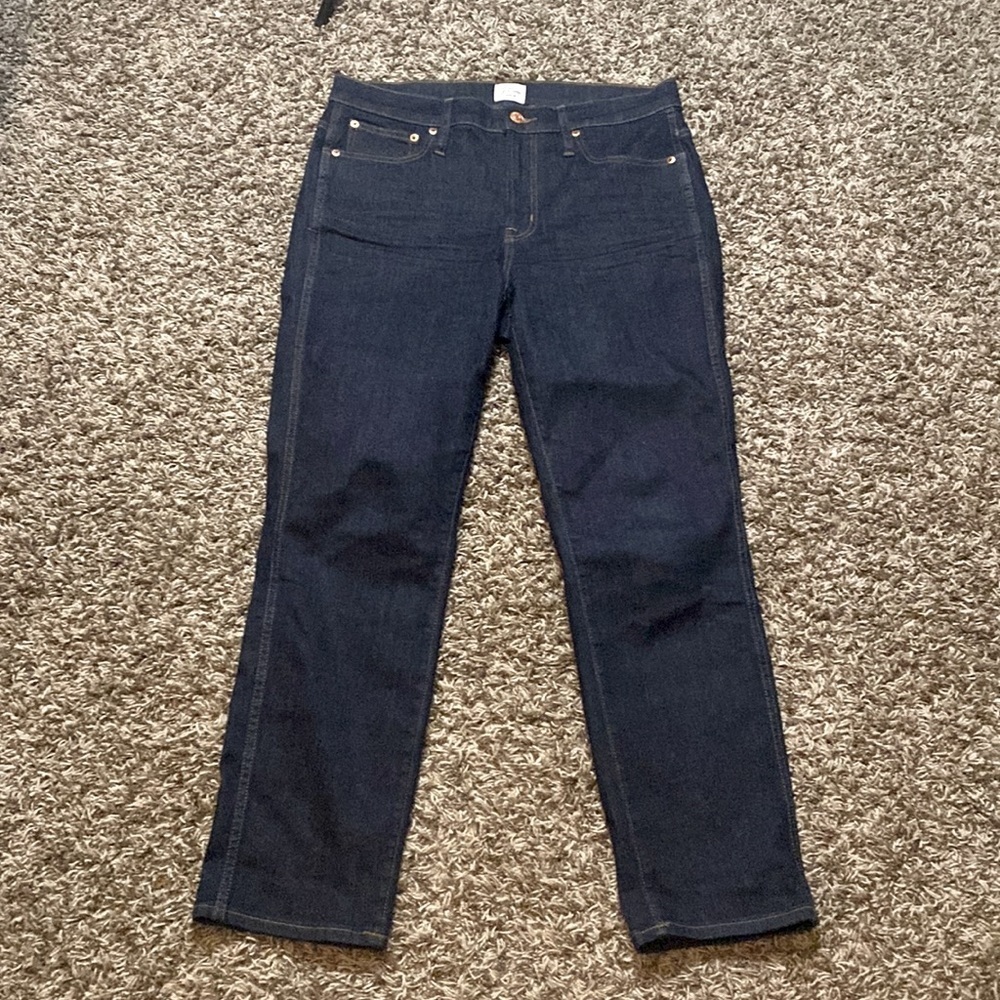 J.CREW High Rise Straight Leg Jeans Size 30